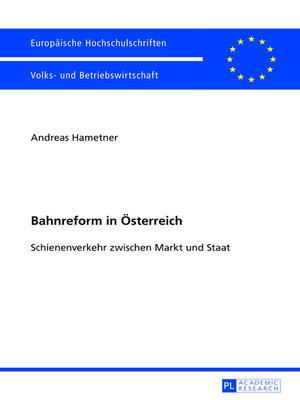 cover image of Bahnreform in Oesterreich